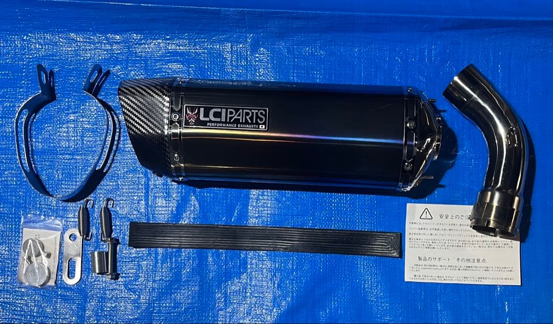 太*り様 NINJA1000SX ツインエンド　チタン　スリップオンマフラー