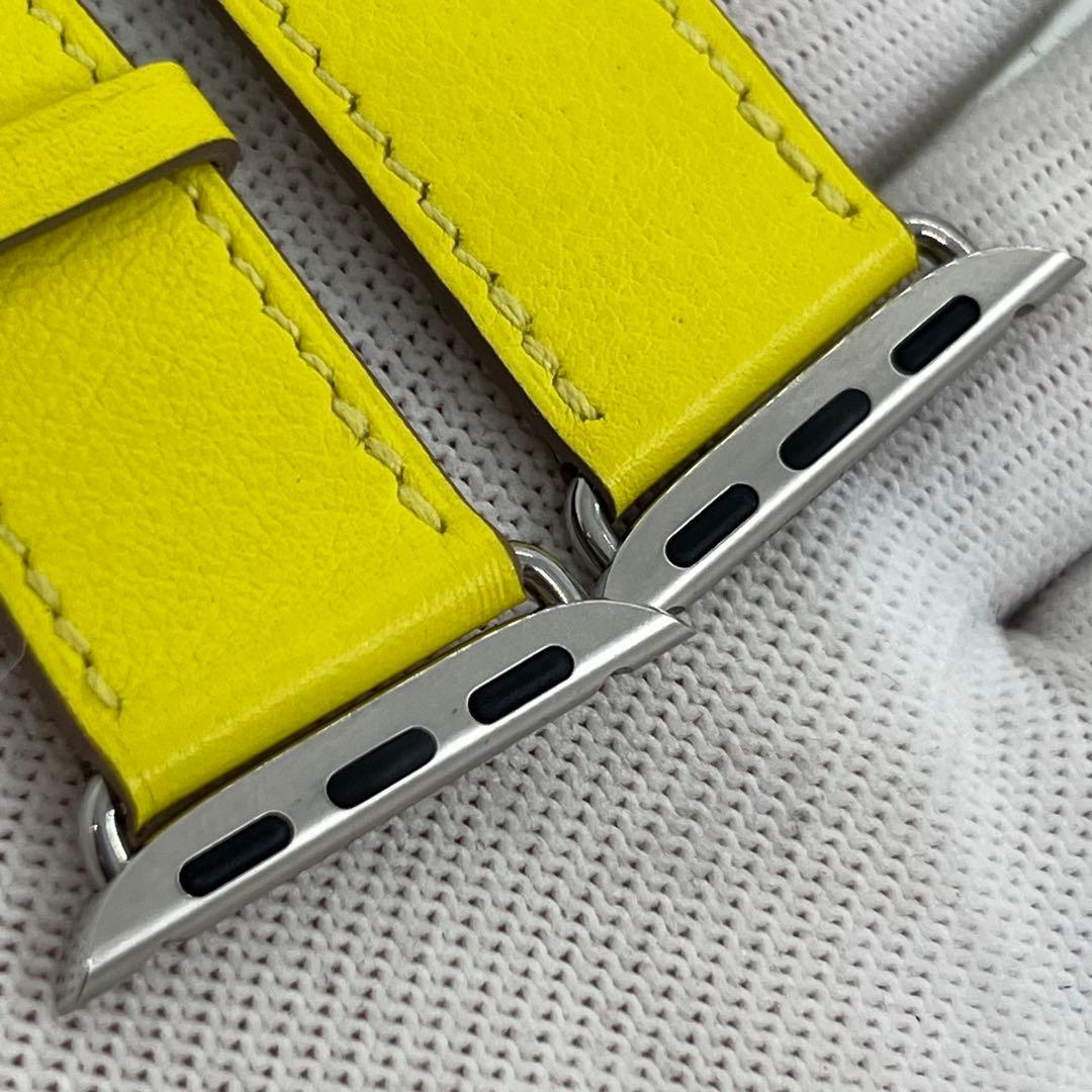 HERMES アップルウォッチ レザー 42mm ベルト バンド 0572a14