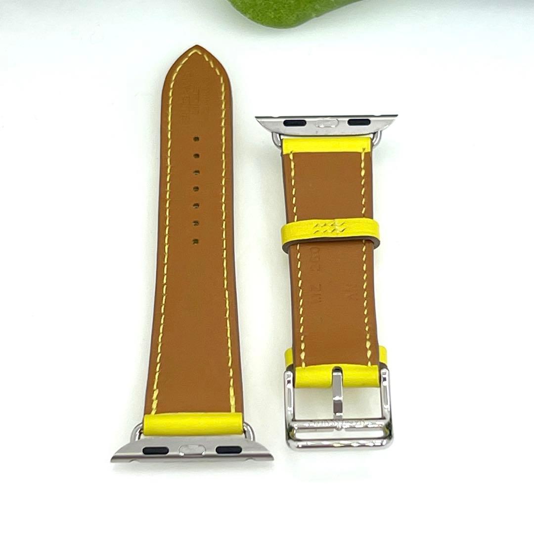 HERMES アップルウォッチ レザー 42mm ベルト バンド 0572a14