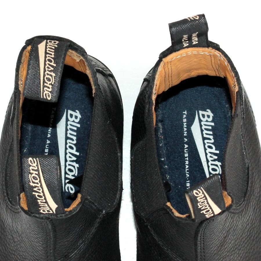 Blundstone サイドゴアブーツ ブラック レザー ショートブーツ