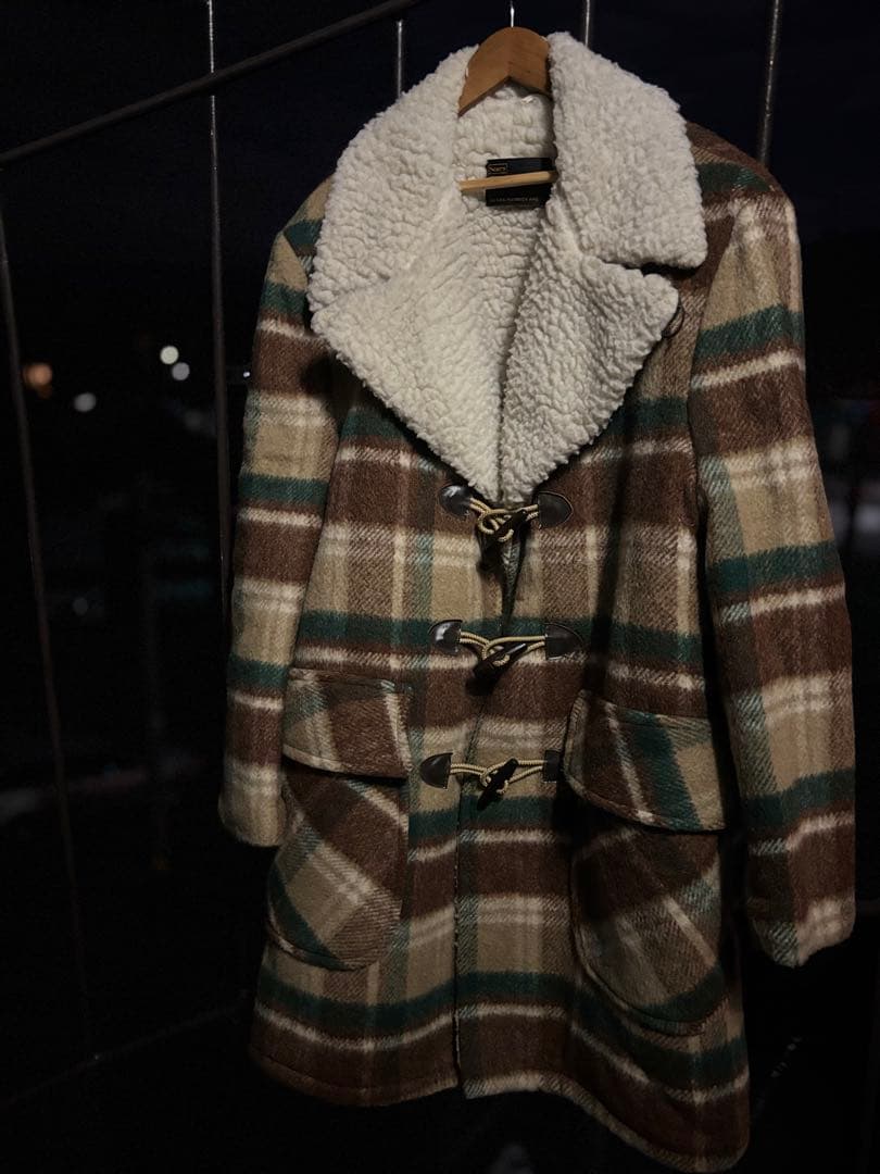 70s sears ランチコート　ヴィンテージ　ウール　ダッフルコート