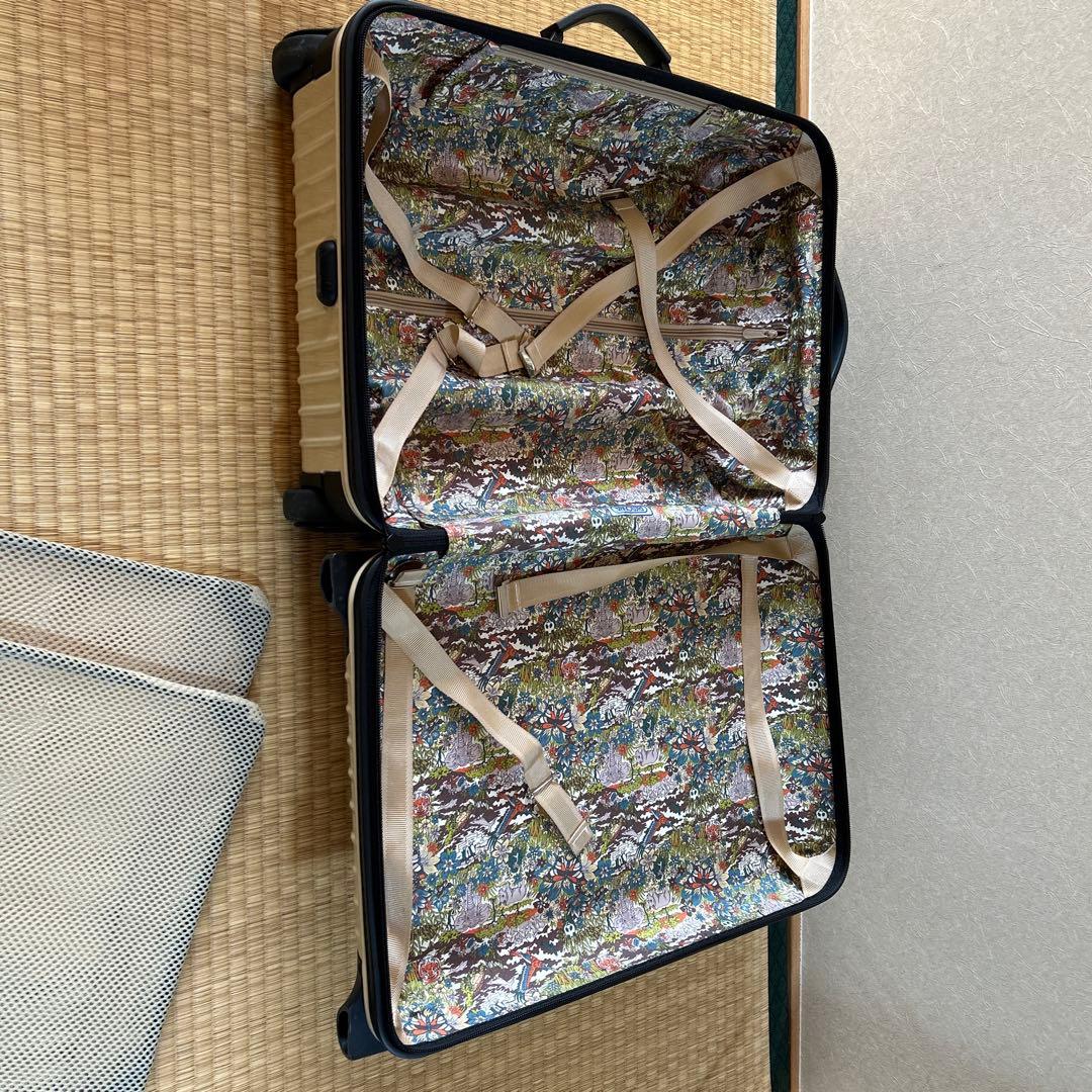 リモワ ユナイテッドアローズ 35L 機内持ち込み ミルクティー 動物柄