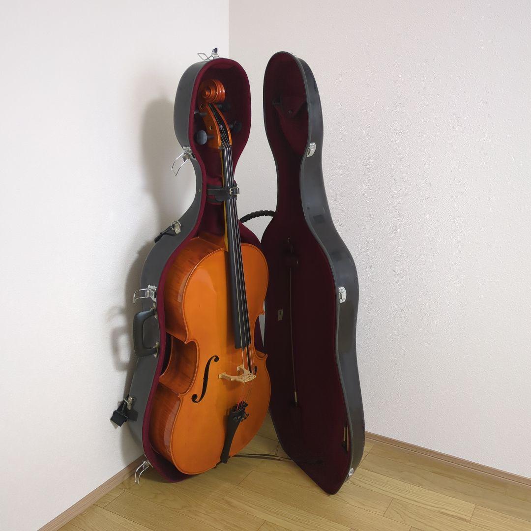 Strunalチェロ4/4C+CodaBowクラシック弓+ハードケース　手渡し可