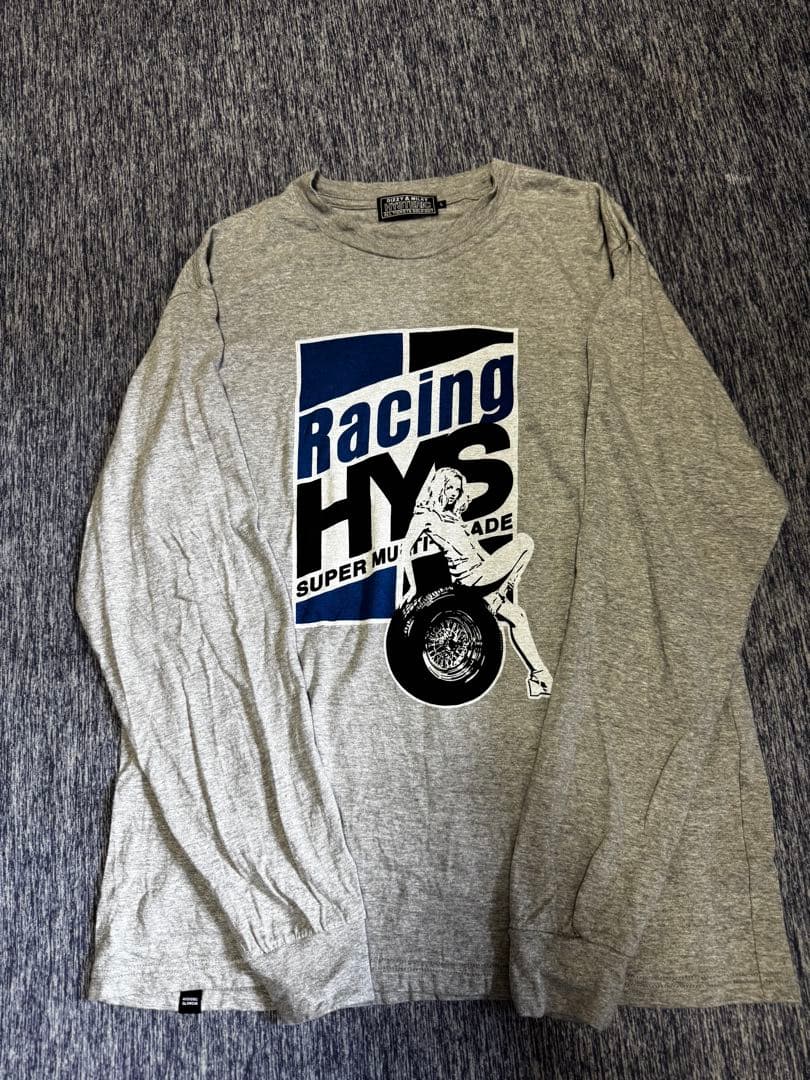 美品 ヒステリックグラマー RACING HYS Tシャツ　ロングスリーブT
