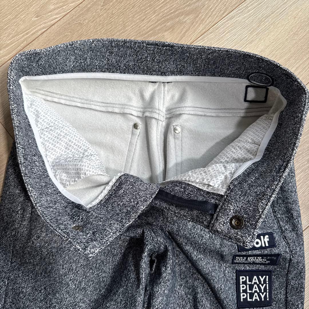 パーリーゲイツ 2022年 ストレッチジョガーパンツ 裏起毛 秋冬 S