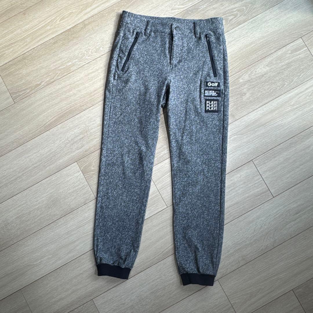 パーリーゲイツ 2022年 ストレッチジョガーパンツ 裏起毛 秋冬 S