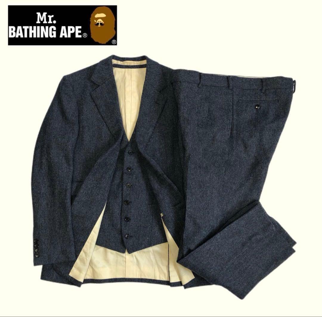 Mr. BATHING APE ダークグレー 3ピーススーツ