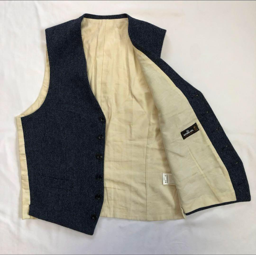 Mr. BATHING APE ダークグレー 3ピーススーツ