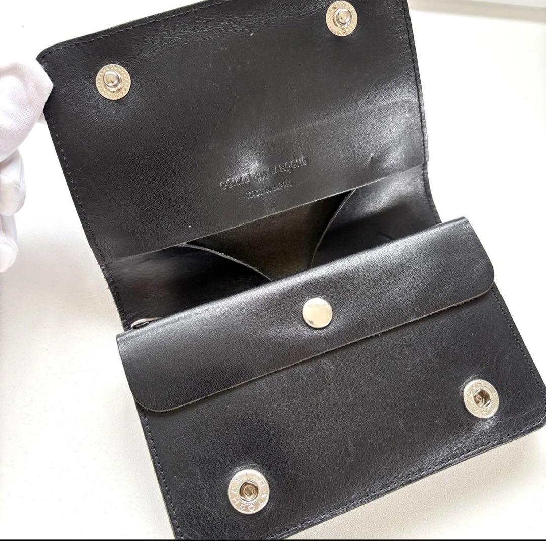 コムデギャルソン 財布 ペイント ウォレット小銭入れあり ユニセックス レザー