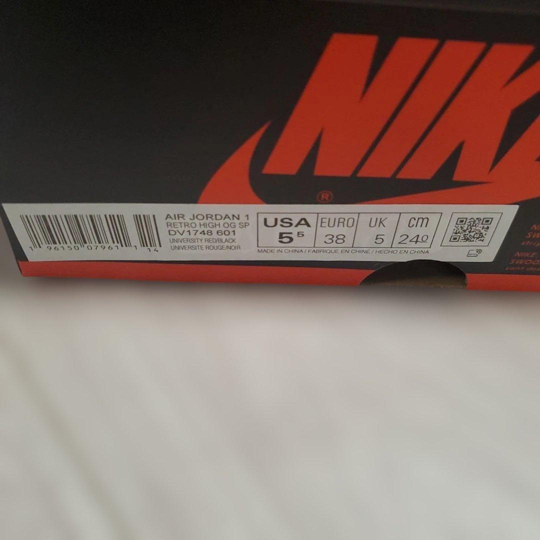 【新品】NIKE AirJordan1 OG sp 24cmスパイダーマン