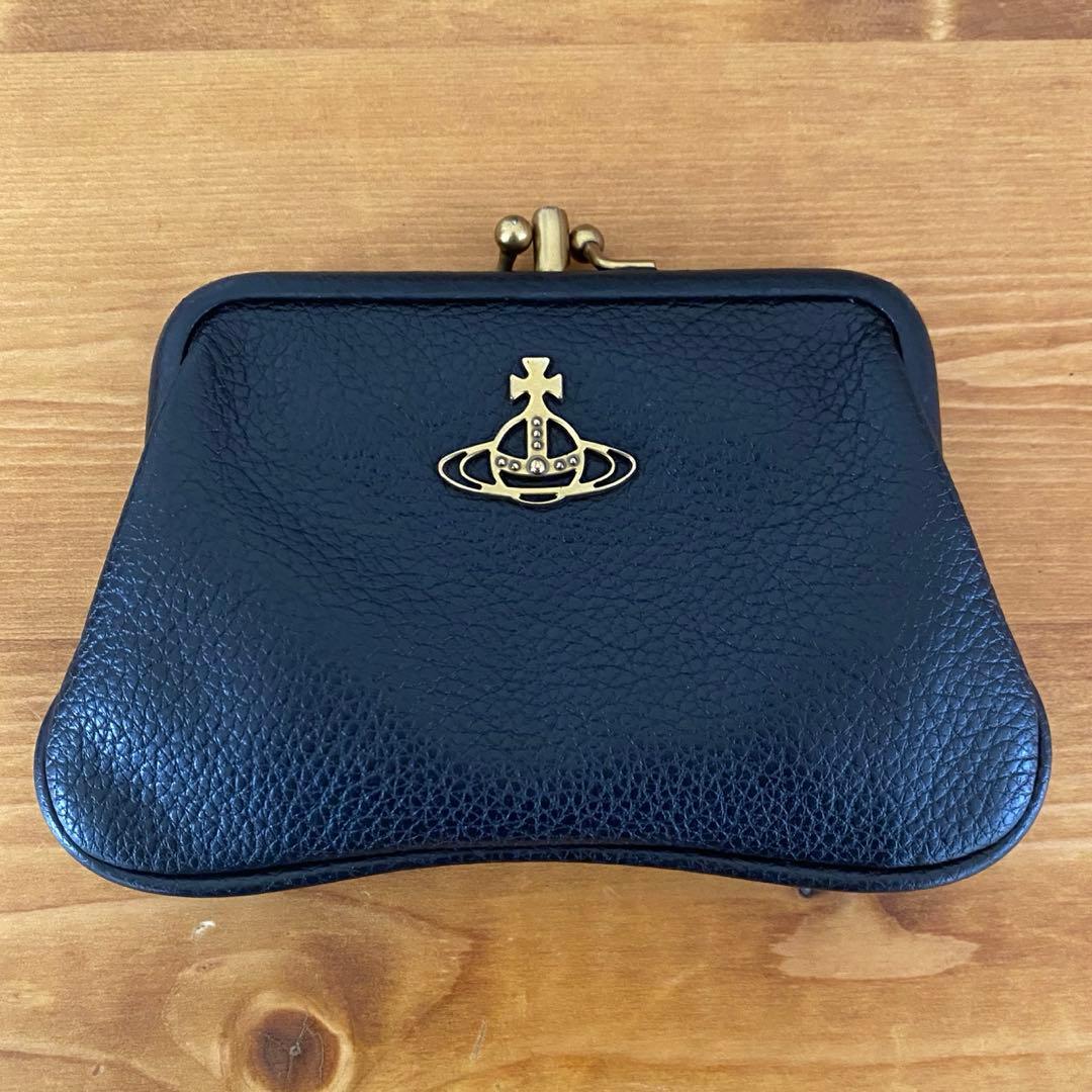 【最終価格/良品】VivienneWestwood レザー財布（がま口）