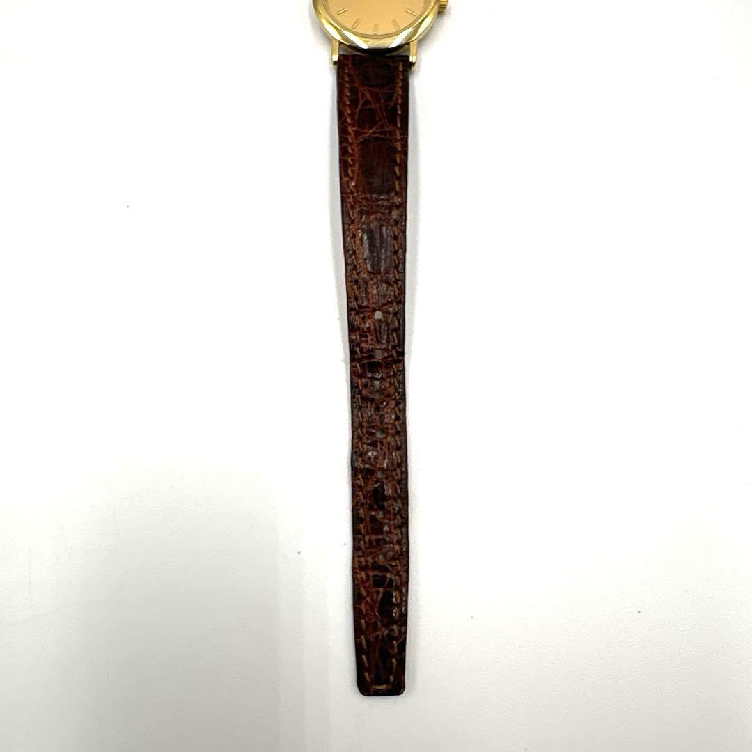 【外観美品】不動 OMEGA ゴールド クォーツ レディース 腕時計 箱付