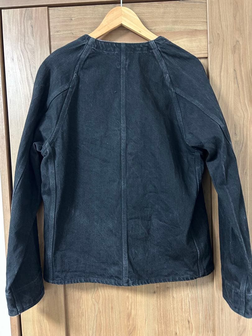 orSlow 仲津3 ブラックデニムカーディガンタイプ