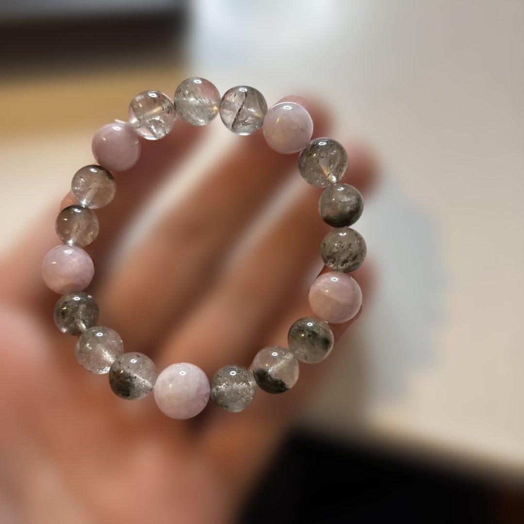 綺麗！ピンククンツァイトとガーデンクオーツ！ずーんとくる！