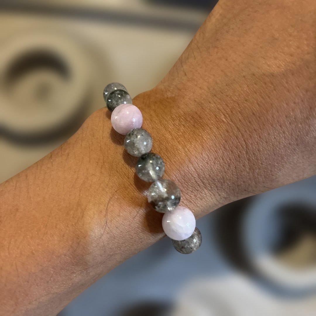 綺麗！ピンククンツァイトとガーデンクオーツ！ずーんとくる！