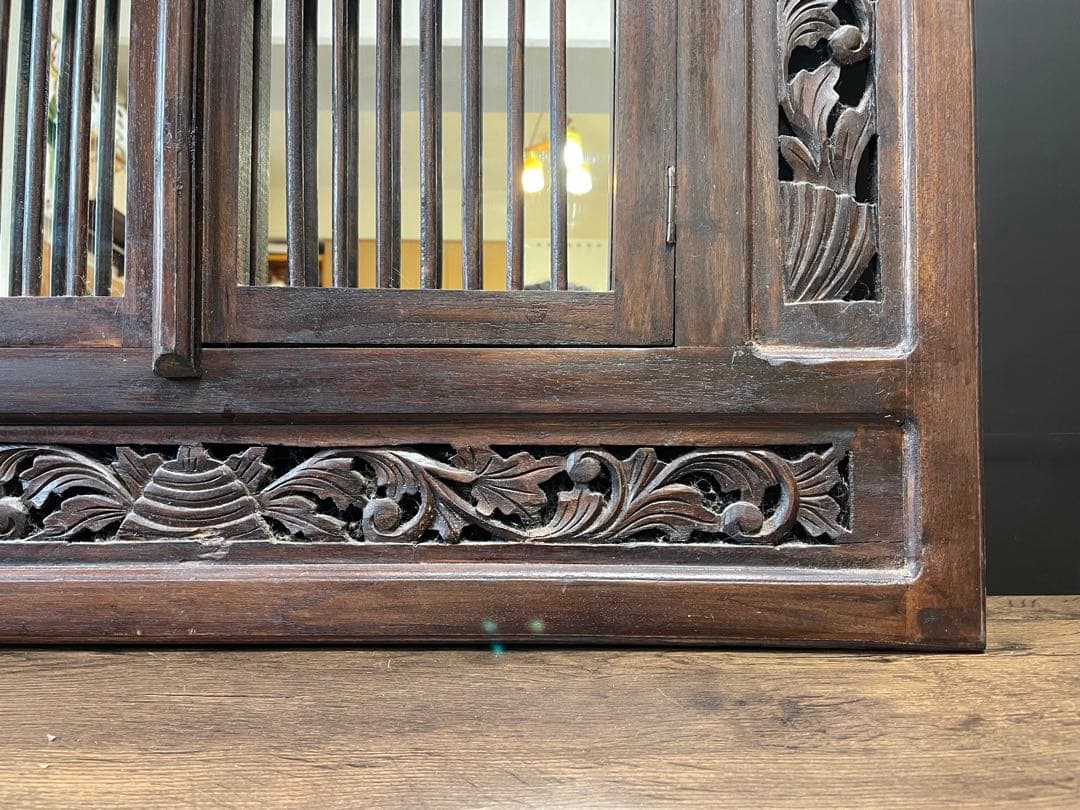 ヴィンテージ　窓枠　鏡