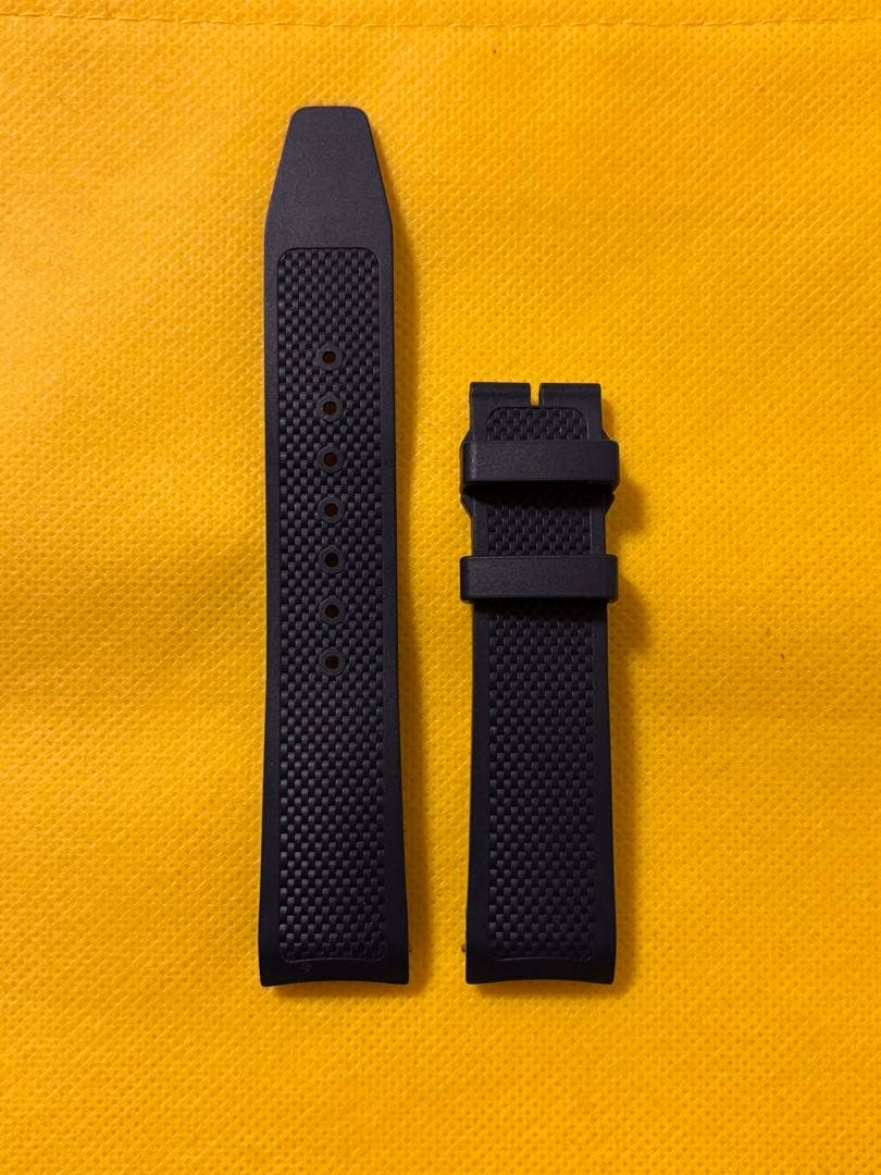 gzgz　IWC ポルトギーゼ クロノグラフ 純正ラバーベルト　ネイビー