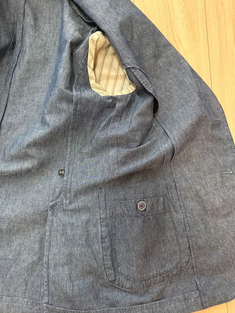 c*l様 LARDINI ラルディーニ　コットンリネンジャケット ジレ　50