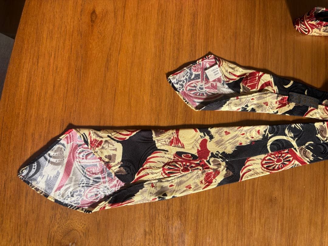 RRL シルク ネクタイ カート柄