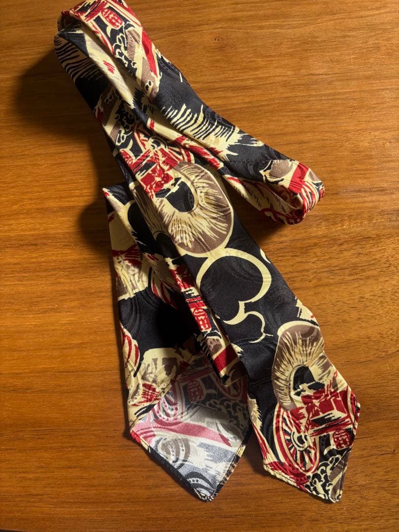 RRL シルク ネクタイ カート柄