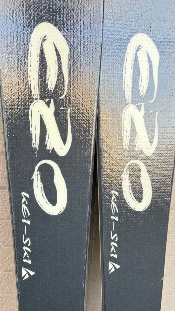 EZO スキー板 71 ブラック サッポロ製