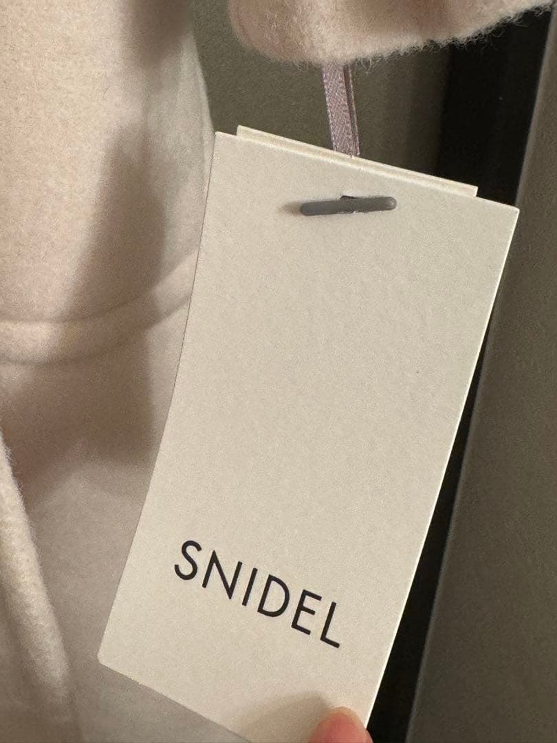 Snidel ホワイト ロングコート