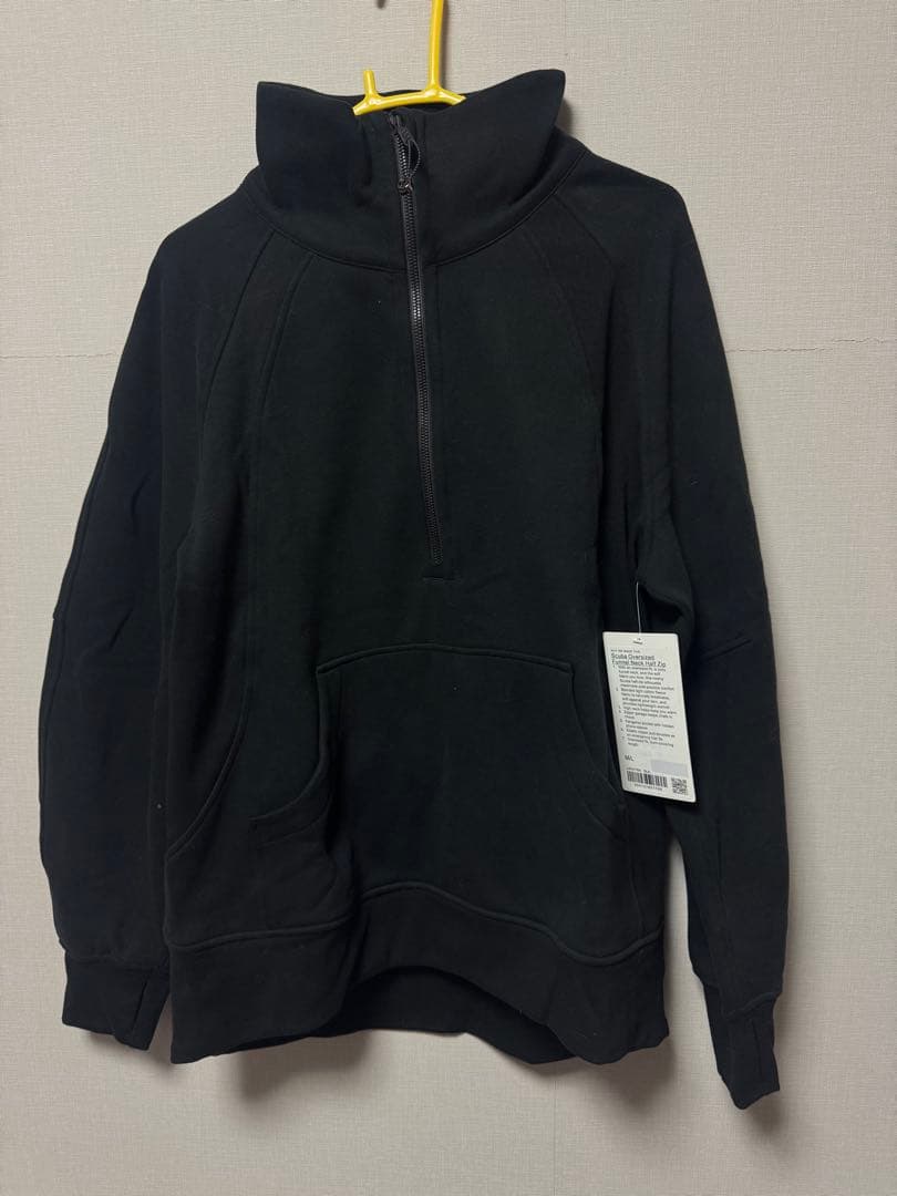 ルルレモン ハーフジップ　ロング　scuba スウェット