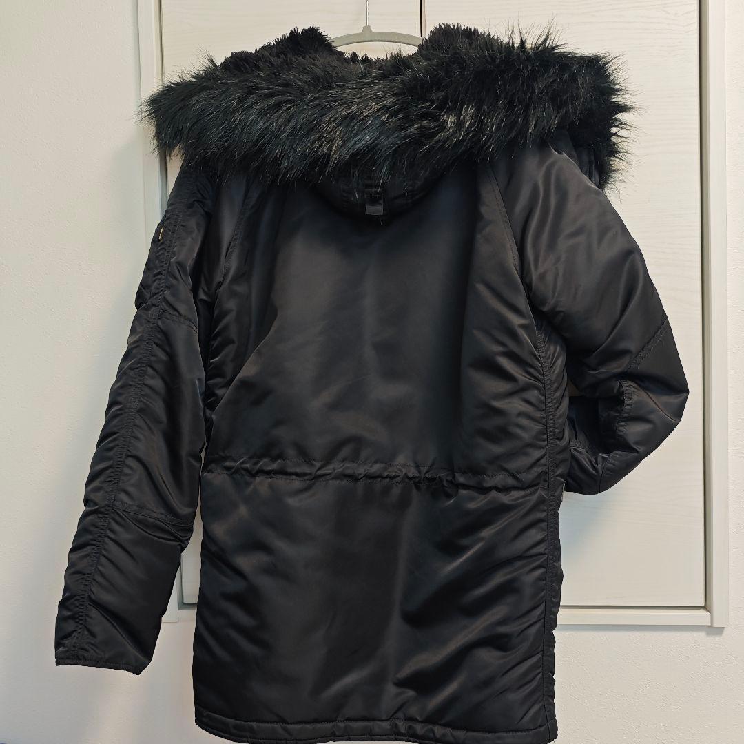 ALPHA N-3B ジャパンスペック ブラックファー Mサイズ ブラック美品