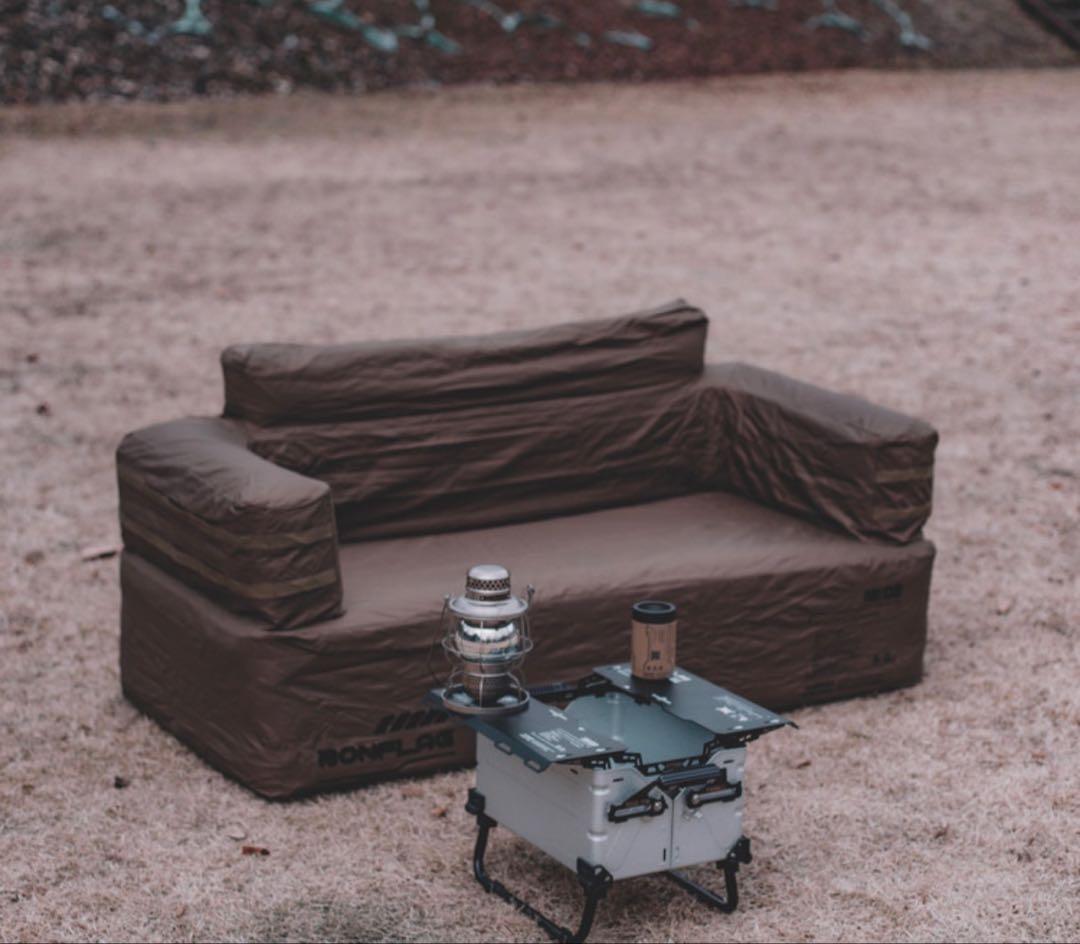 BONFLAG タクティカル エアーソファ ２人用 タンカラー