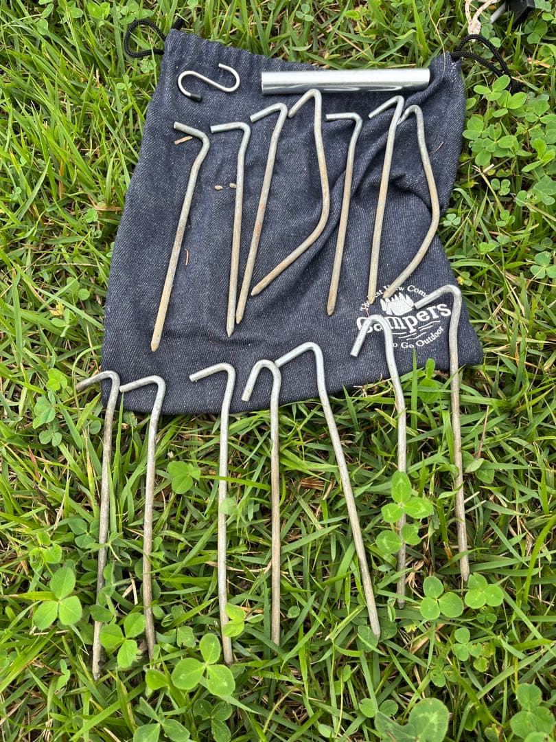  peak アメニティドームm 中古　マット付き