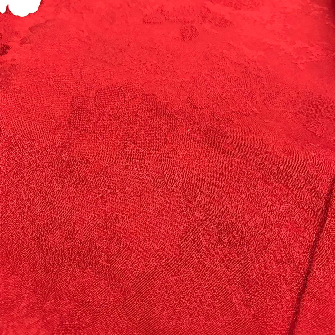 訳あり★新品未使用 振袖 未仕立て 仮絵羽 赤色系 リメイク