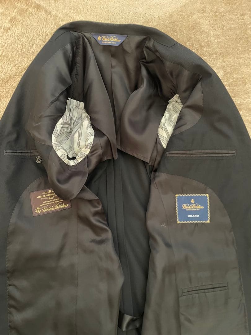 【美品】brooks brothers スーツ 上下 ブラック