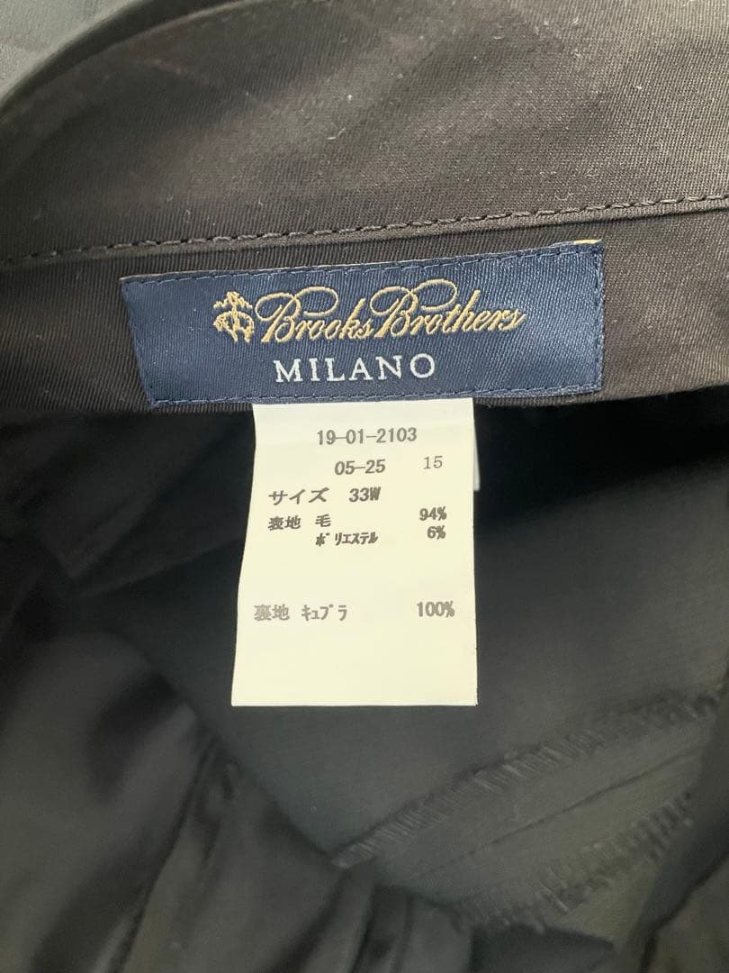 【美品】brooks brothers スーツ 上下 ブラック