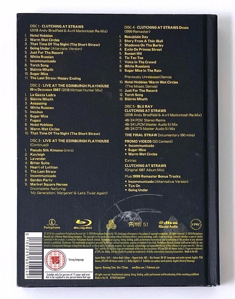 CD＋BLU-RAY MARILLION 旅路の果て デラックス・エディション