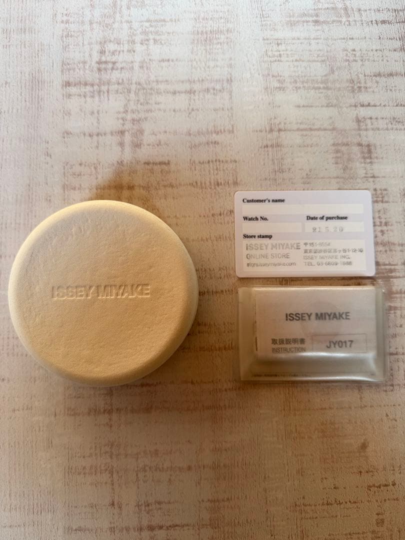 ISSEY MIYAKE 腕時計 クリア