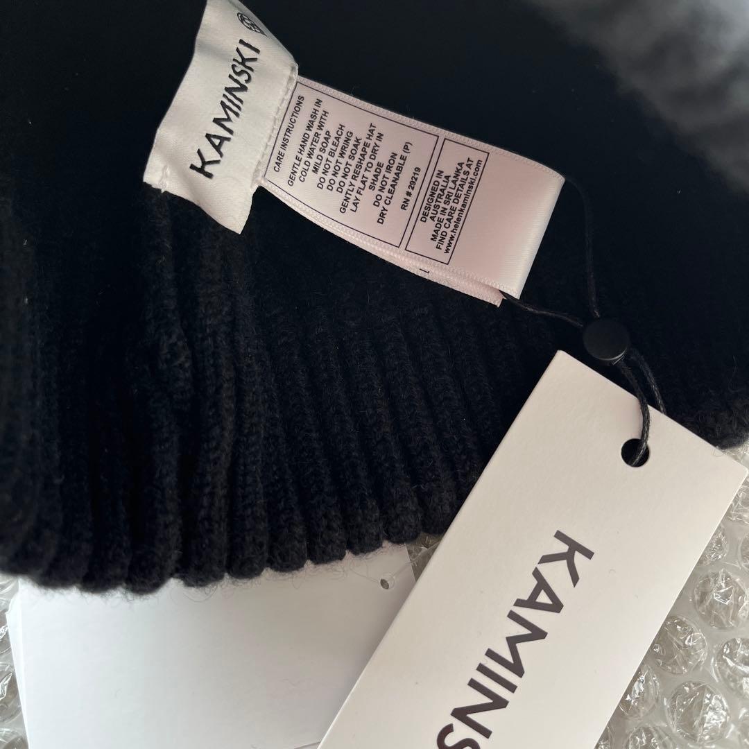 タグ付き⭐︎新品 ヘレンカミンスキー ブラック ニット帽 ビーニー