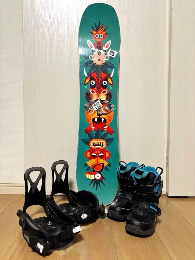 サロモン スノーボード3点セット キッズ100cm 19.5cm