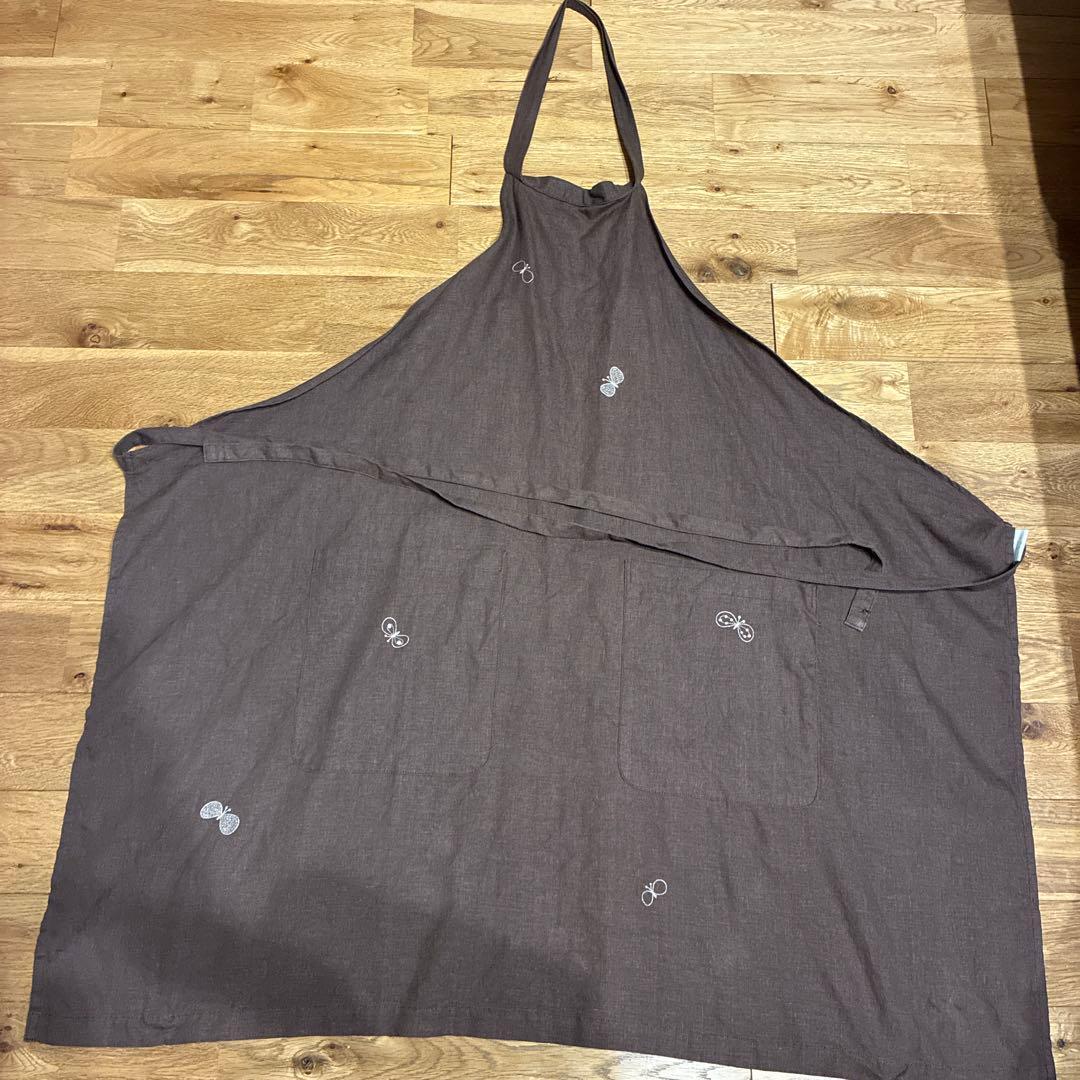 ミナペルホネン　ちょうちょ　エプロン