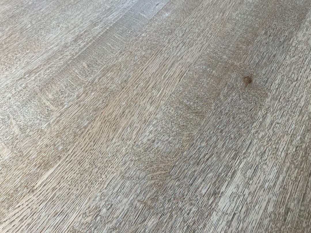 【大幅値下げしました】オーク無垢材 木製ダイニングテーブル 4人用