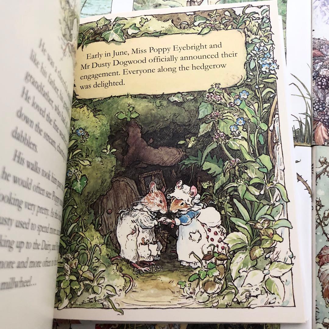 ジル・バークレム 絵本「のばらの村のものがたり」8冊入り BOX 英語版