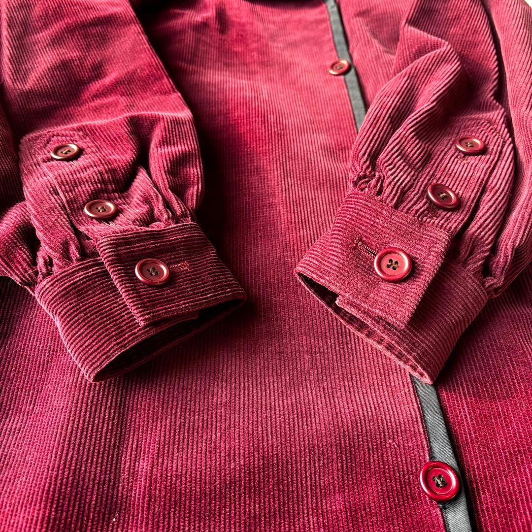 超希少✨【イヴサンローラン】ロングコート　コーデュロイ　アシンメトリー