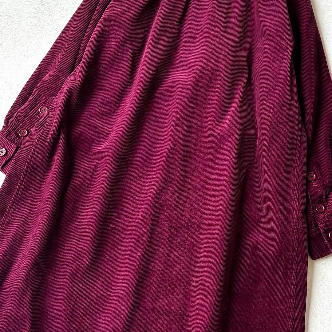 超希少✨【イヴサンローラン】ロングコート　コーデュロイ　アシンメトリー