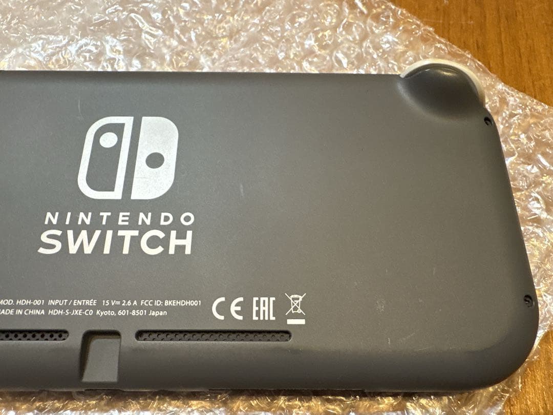 Nintendo Switch Lite グレー 本体、付属品