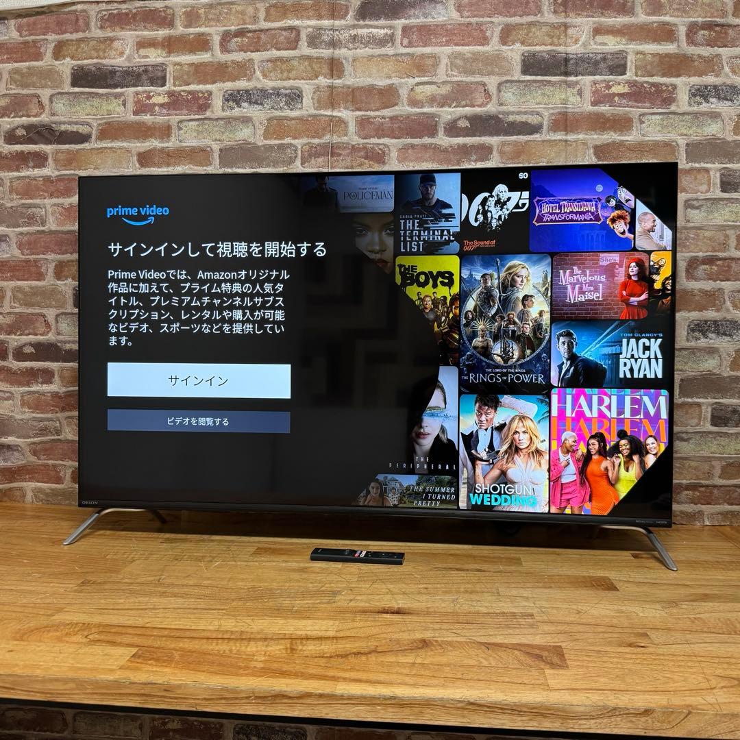 ORION 50インチ 4Kチューナーレス スマートテレビ SAUD501