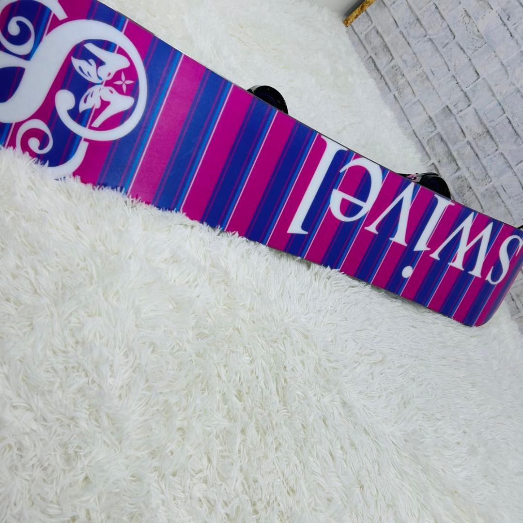 スノーボード swivel ビンディング 2点セット 142cm スノボ 板