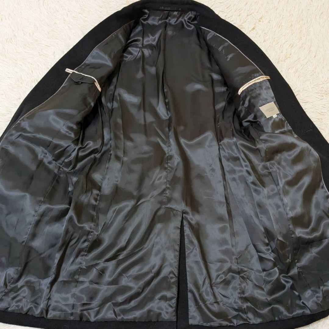 メンズティノラス チェスターコート ベルテッドコート ロングコート アンゴラ混