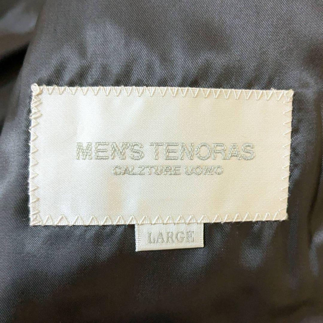 メンズティノラス チェスターコート ベルテッドコート ロングコート アンゴラ混