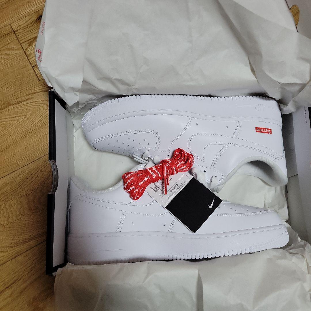Nike Air Force 1 Supreme ホワイト 27.5