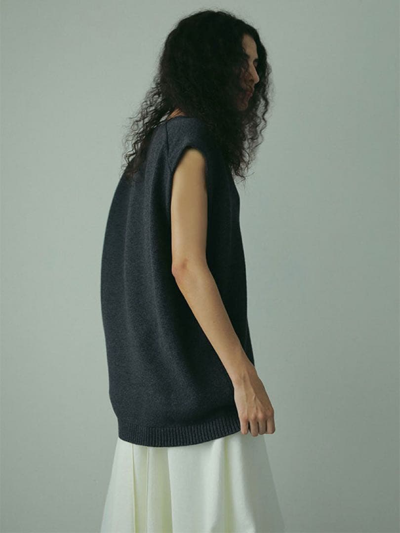 新品未使用 ETRE TOKYO★コットンカシミヤニットベスト