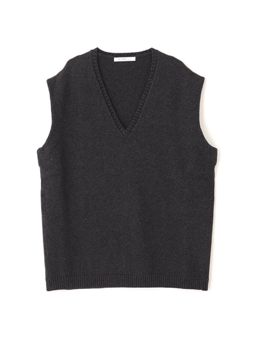新品未使用 ETRE TOKYO★コットンカシミヤニットベスト